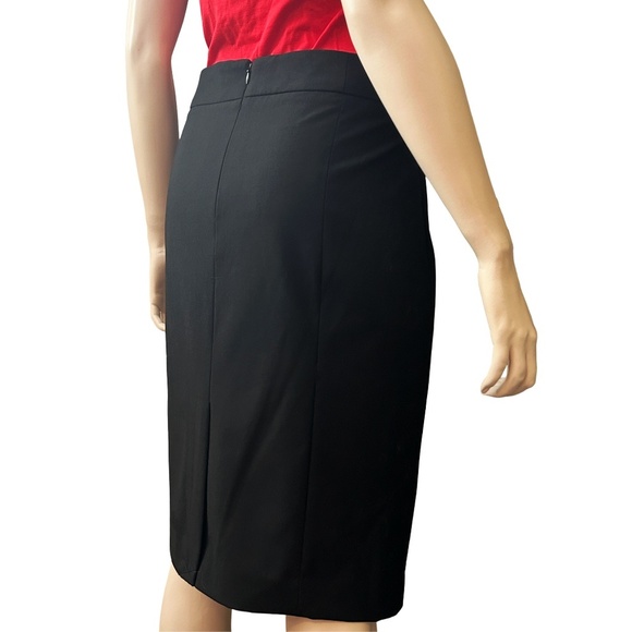 Calvin Klein Rayon Blend Black Skirt Classic Professional Suit Fully Lined NWOT - Picture 5 of 10